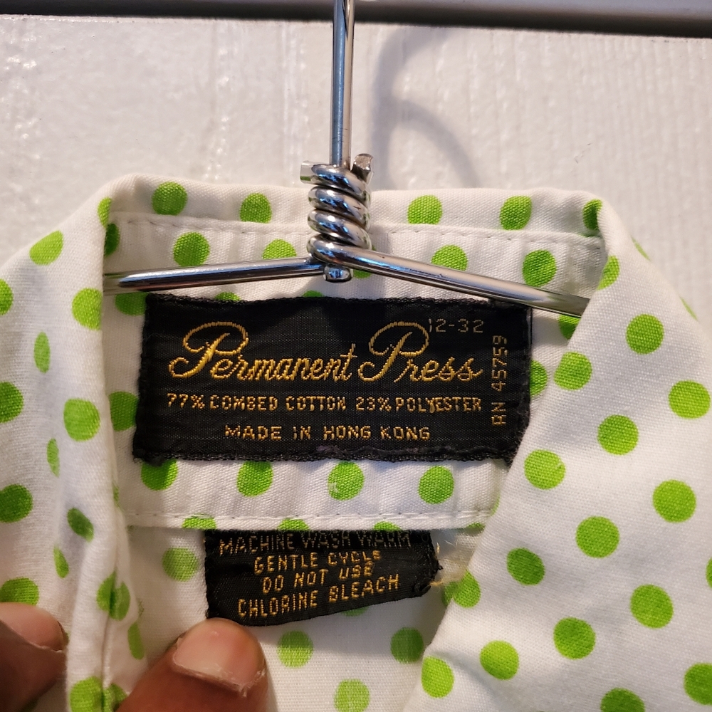 Permanent Press Vintage Button Down Top - image 2